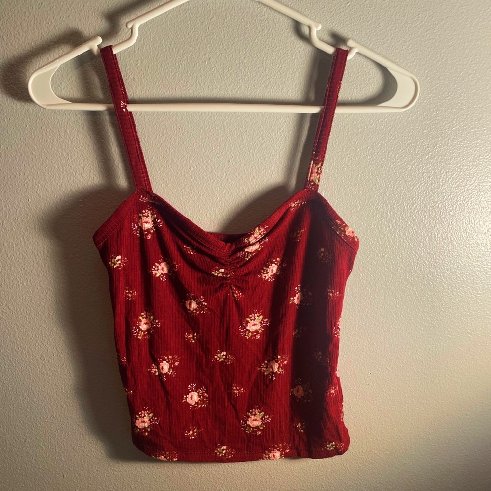 floral crop top